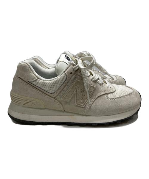 NEW BALANCE（ニューバランス）NEW BALANCE (ニューバランス) スニーカー アイボリー サイズ:22.5cmの古着・服飾アイテム