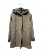 unknownアンノーン）の古着「ムートンコート」｜グレー
