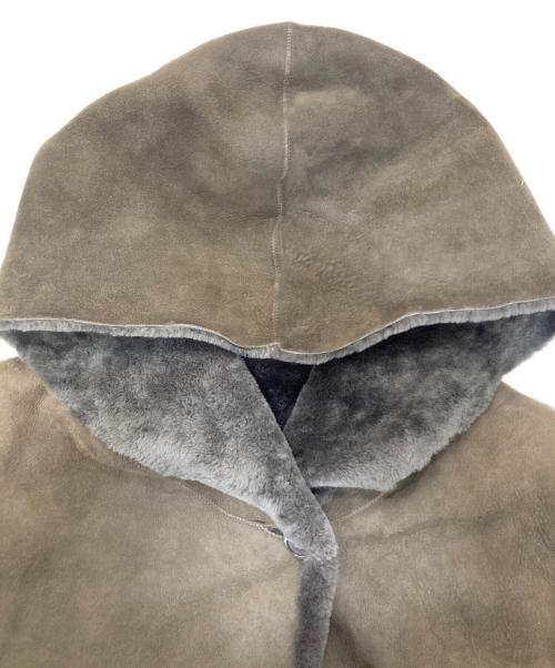 unknown（アンノーン）unknown (アンノーン) ムートンコート グレー サイズ:サイズ表記なしの古着・服飾アイテム