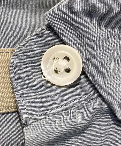 MARGARET HOWELL（マーガレットハウエル）MARGARET HOWELL (マーガレットハウエル) FINE COTTON CHAMBRAY スカイブルー サイズ:SIZE 1の古着・服飾アイテム