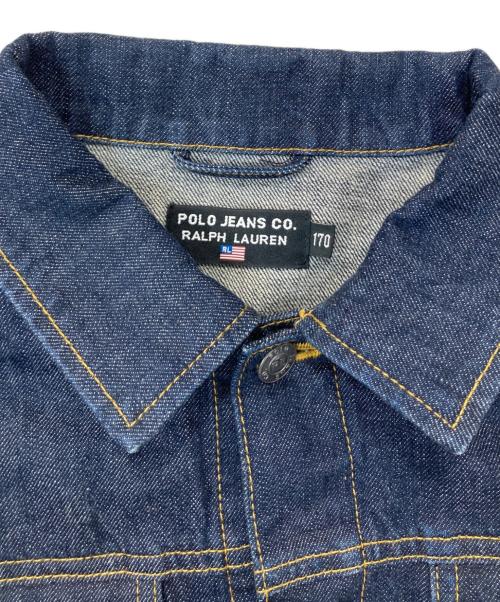POLO JEANS CO.（ポロジーンズカンパニー）POLO JEANS CO. (ポロジーンズカンパニー) デニムジャケット インディゴ サイズ:170の古着・服飾アイテム