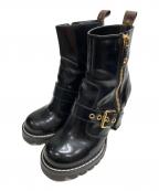 LOUIS VUITTONルイ ヴィトン）の古着「スタートレイルアンクルブーツ」｜ブラック