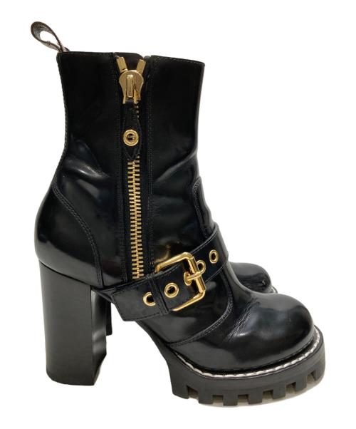 LOUIS VUITTON（ルイ ヴィトン）LOUIS VUITTON (ルイ ヴィトン) スタートレイルアンクルブーツ ブラック サイズ:SIZE 36の古着・服飾アイテム