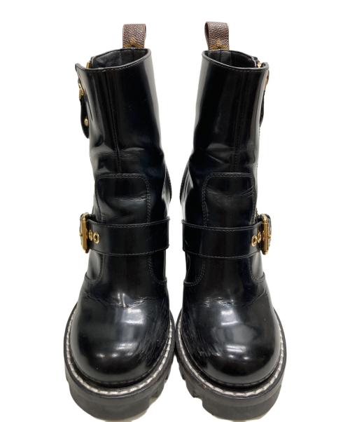 LOUIS VUITTON（ルイ ヴィトン）LOUIS VUITTON (ルイ ヴィトン) スタートレイルアンクルブーツ ブラック サイズ:SIZE 36の古着・服飾アイテム