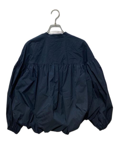 YORI（ヨリ）yori (ヨリ) リボンバルーンブラウス ネイビー サイズ:Fの古着・服飾アイテム