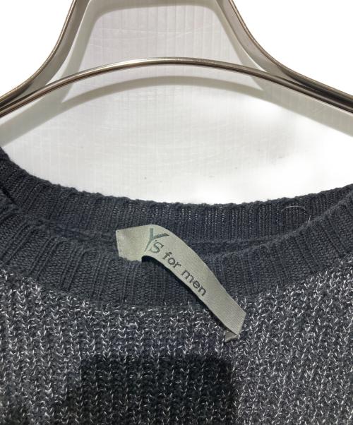 Y's for men（ワイズフォーメン）Y'S for men (ワイズフォーメン) ニット ブラック サイズ:3の古着・服飾アイテム