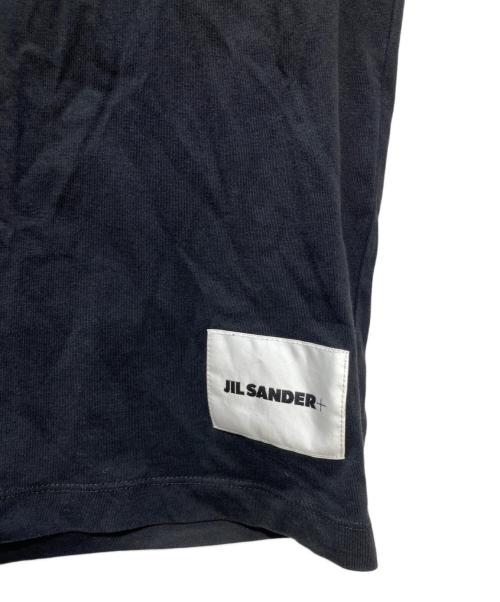 JIL SANDER（ジルサンダー）JIL SANDER (ジルサンダー) ロゴラベル カットソー ブラック サイズ:Ⅼの古着・服飾アイテム