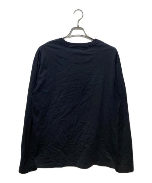 JIL SANDER（ジルサンダー）JIL SANDER (ジルサンダー) ロゴラベルカットソー ブラック サイズ:XLの古着・服飾アイテム