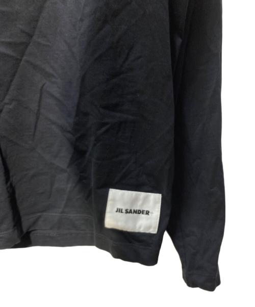 JIL SANDER（ジルサンダー）JIL SANDER (ジルサンダー) ロゴラベルカットソー ブラック サイズ:XLの古着・服飾アイテム