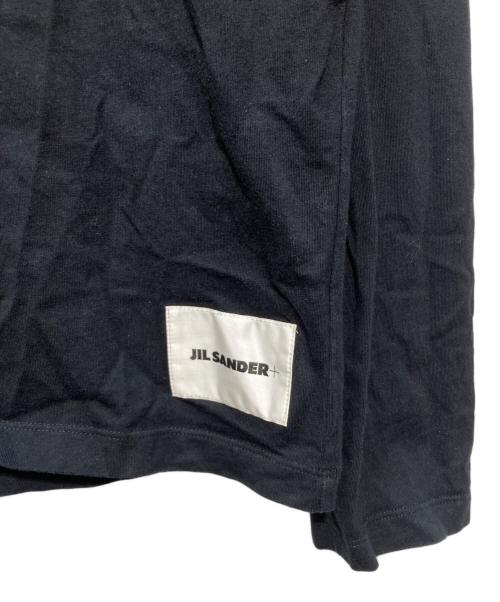 JIL SANDER+（ジルサンダープラス）JIL SANDER+ (ジルサンダープラス) ロゴラベルカットソー ブラック サイズ:XLの古着・服飾アイテム