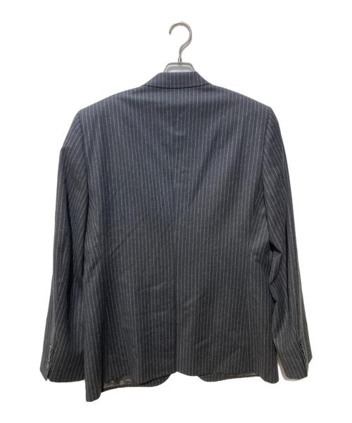 DOLCE & GABBANA（ドルチェ＆ガッバーナ）DOLCE & GABBANA (ドルチェ＆ガッバーナ) ストライプ2Bジャケット ブラック サイズ:54の古着・服飾アイテム