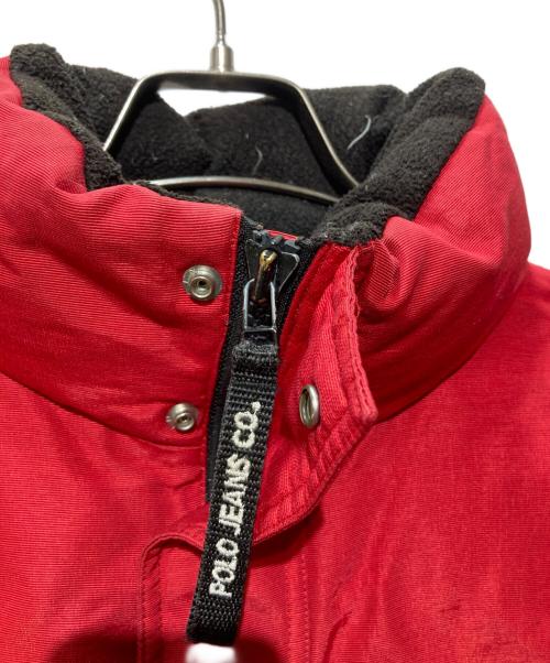 POLO JEANS CO.（ポロジーンズカンパニー）POLO JEANS CO. (ポロジーンズカンパニー) ダウンジャケット レッド サイズ:Ｓの古着・服飾アイテム