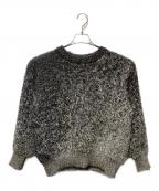 sssteinシュタイン）の古着「GLITTER FUR KNIT GRADATION」｜グレー