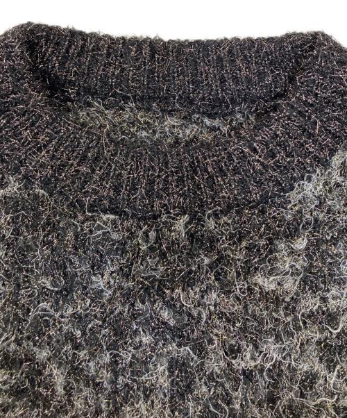 ssstein（シュタイン）ssstein (シュタイン) GLITTER FUR KNIT GRADATION グレー サイズ:Sの古着・服飾アイテム