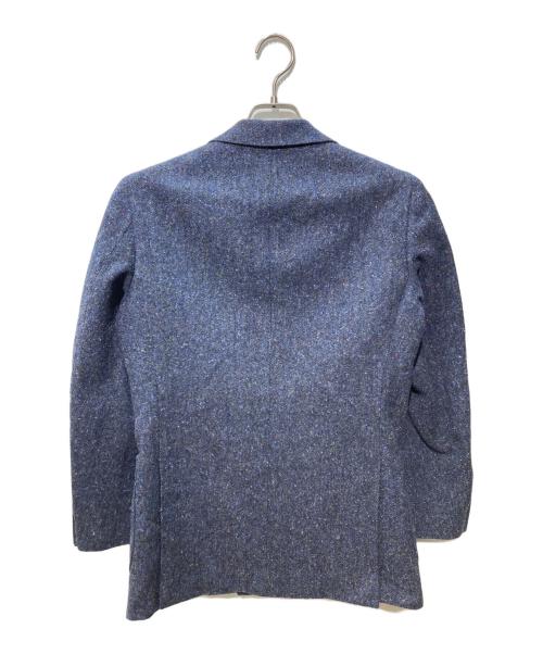 Custom Tailor BEAMS（カスタムテーラービームス）Custom Tailor BEAMS (カスタムテーラービームス) ドネガルツイードピークドラペルダブルブレストジャケット&ドネガルツイードスラックス ネイビー サイズ:サイズ表記無しの古着・服飾アイテム