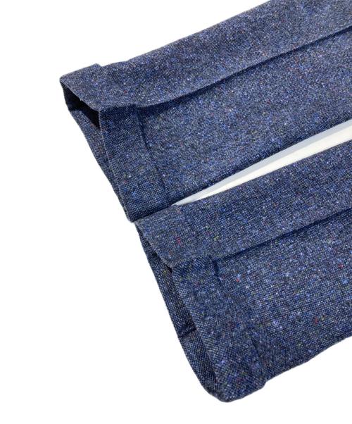 Custom Tailor BEAMS（カスタムテーラービームス）Custom Tailor BEAMS (カスタムテーラービームス) ドネガルツイードピークドラペルダブルブレストジャケット&ドネガルツイードスラックス ネイビー サイズ:サイズ表記無しの古着・服飾アイテム