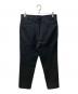 COMME des GARCONS HOMME (コムデギャルソン オム) 製品洗い加工スラックス ブラック サイズ:S：12000円