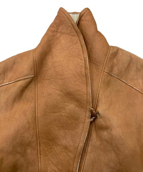 USED（ユーズド）USED (ユーズド) ムートンコート ブラウン サイズ:Lの古着・服飾アイテム