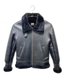 FREEDOM（フリーダム）の古着「B-3ムートンジャケット」｜ブラック