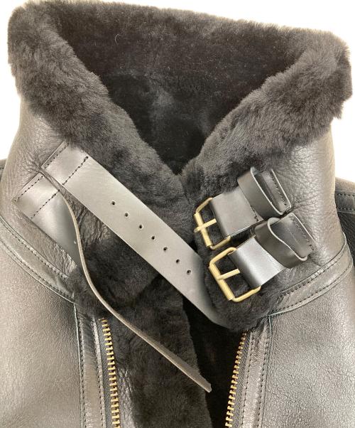 FREEDOM（フリーダム）FREEDOM (フリーダム) B-3ムートンジャケット ブラック サイズ:SIZE Ｓの古着・服飾アイテム