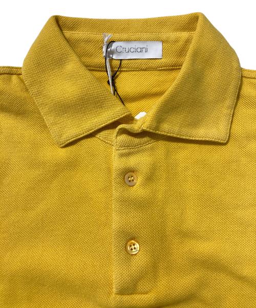 Cruciani（クルチアーニ）Cruciani (クルチアーニ) カノコポロシャツ イエロー サイズ:SIZE 52の古着・服飾アイテム