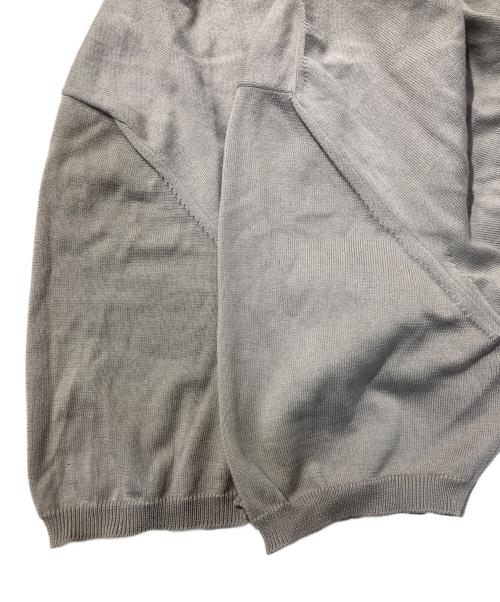 Cruciani（クルチアーニ）Cruciani (クルチアーニ) 27ゲージコットン ニットTシャツ ベージュ サイズ:SIZE 52の古着・服飾アイテム