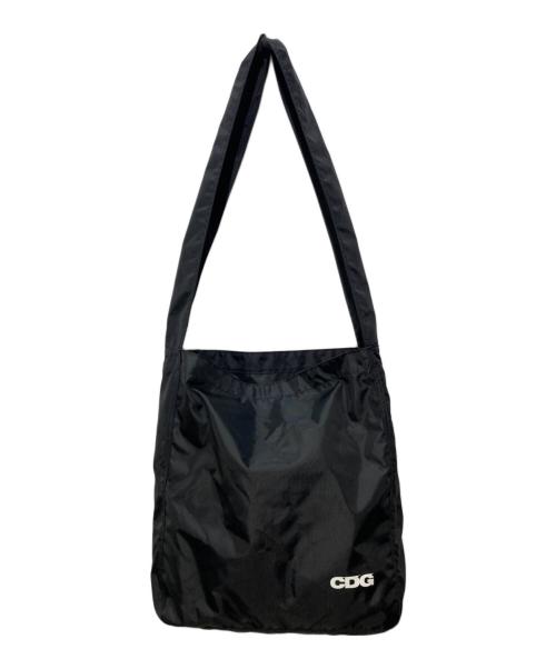 CDG（シーディージー）CDG (シーディージー) ナイロンショルダーバッグ ブラックの古着・服飾アイテム