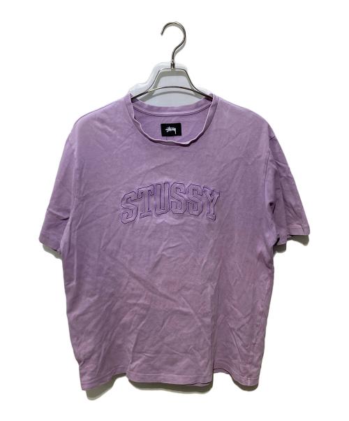 stussy（ステューシー）stussy (ステューシー) アーチロゴTシャツ パープル サイズ:サイズ表記なしの古着・服飾アイテム