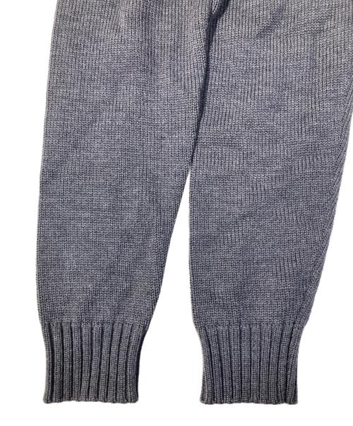 Zanone（ザノーネ）Zanone (ザノーネ) 5ゲージウールスタンドカラーニットカーディガン CHIOTO グレー サイズ:	SIZE 50の古着・服飾アイテム