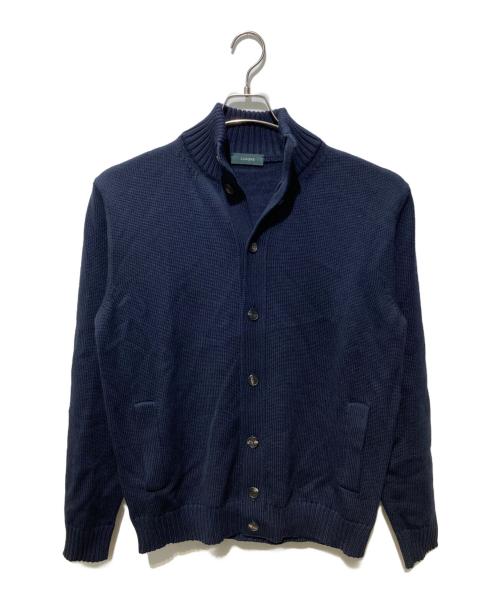 Zanone（ザノーネ）Zanone (ザノーネ) 5ゲージウールスタンドカラーニットカーディガン CHIOTO ネイビー サイズ:SIZE 52の古着・服飾アイテム