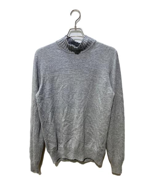 FEDELI（フェデーリ）FEDELI (フェデーリ) カシミヤモックネックニット グレー サイズ:SIZE 52の古着・服飾アイテム