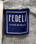 中古・古着 FEDELI (フェデーリ) カシミヤモックネックニット グレー サイズ:SIZE 52：8000円