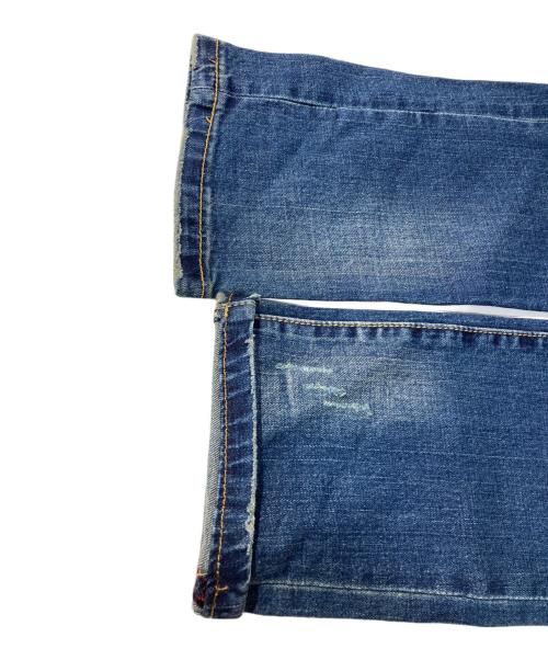 DSQUARED2（ディースクエアード）DSQUARED2 (ディースクエアード) 加工デニムパンツ インディゴ サイズ:SIZE W32の古着・服飾アイテム
