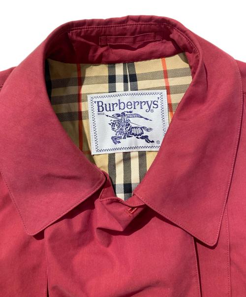 Burberry's（バーバリー）Burberry's (バーバリー) 金釦トレンチコート レッド サイズ:９ARの古着・服飾アイテム