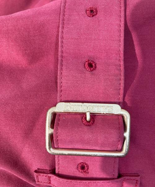 Burberry's（バーバリー）Burberry's (バーバリー) 金釦トレンチコート レッド サイズ:９ARの古着・服飾アイテム