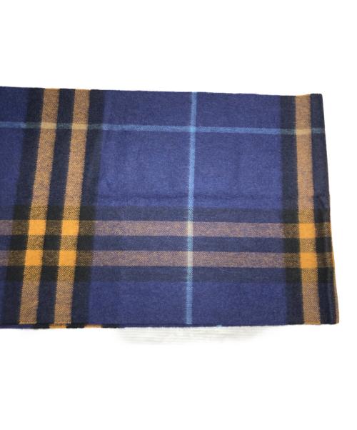 BURBERRY（バーバリー）BURBERRY (バーバリー) マフラー ネイビーの古着・服飾アイテム