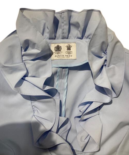 Austin Reed（オースチン リード）Austin Reed (オースチン リード) フリルジャケット スカイブルー サイズ:SIZE 40の古着・服飾アイテム