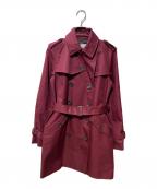 COACHコーチ）の古着「トレンチコート」｜ボルドー