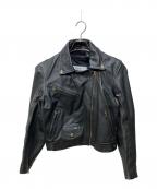 triumphトライアンフ）の古着「レザーライダースジャケット」｜ブラック