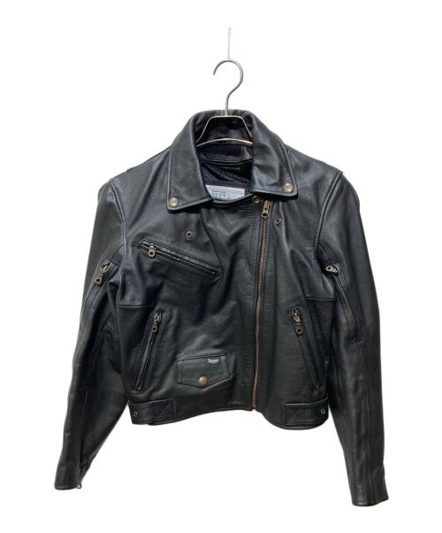 triumph（トライアンフ）triumph (トライアンフ) レザーライダースジャケット ブラック サイズ:サイズ表記無しの古着・服飾アイテム