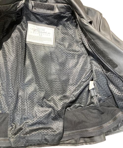 triumph（トライアンフ）triumph (トライアンフ) レザーライダースジャケット ブラック サイズ:サイズ表記無しの古着・服飾アイテム