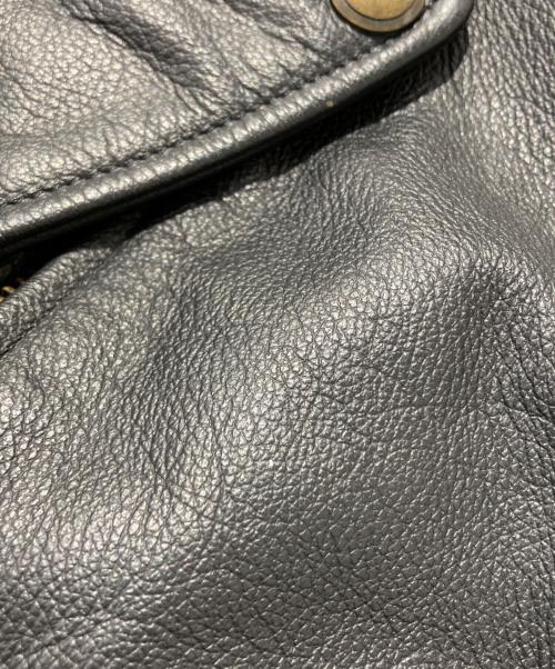 triumph（トライアンフ）triumph (トライアンフ) レザーライダースジャケット ブラック サイズ:サイズ表記無しの古着・服飾アイテム