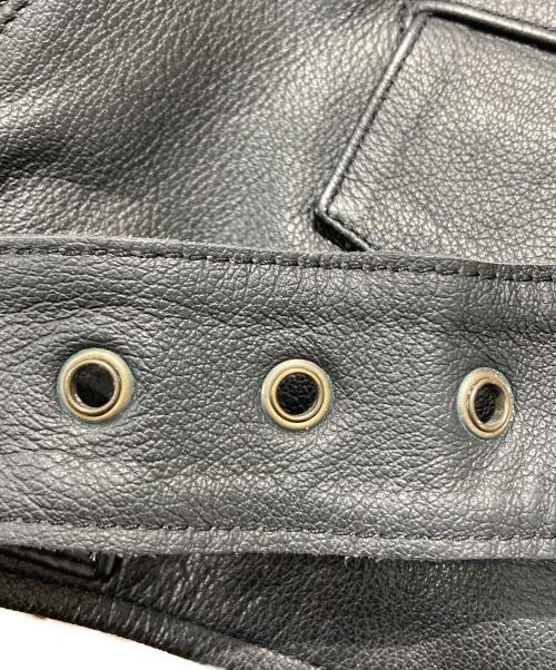 triumph（トライアンフ）triumph (トライアンフ) レザーライダースジャケット ブラック サイズ:サイズ表記無しの古着・服飾アイテム