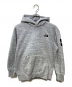 THE NORTH FACEザ ノース フェイス）の古着「スクエアロゴフーディ」｜グレー