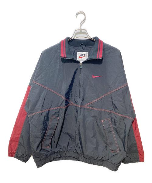 NIKE（ナイキ）NIKE (ナイキ) ハーフジップナイロンジャケット ブラック サイズ:Ⅼの古着・服飾アイテム