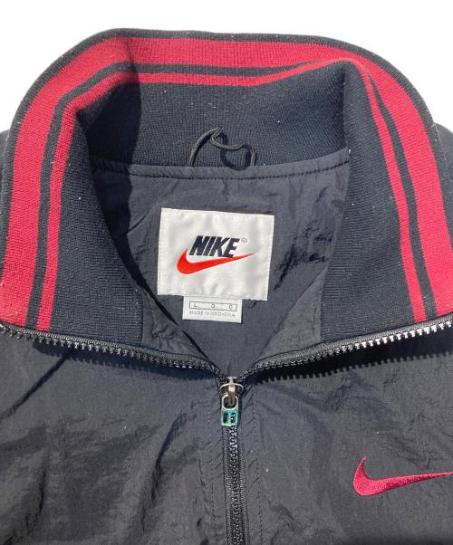 NIKE（ナイキ）NIKE (ナイキ) ハーフジップナイロンジャケット ブラック サイズ:Ⅼの古着・服飾アイテム