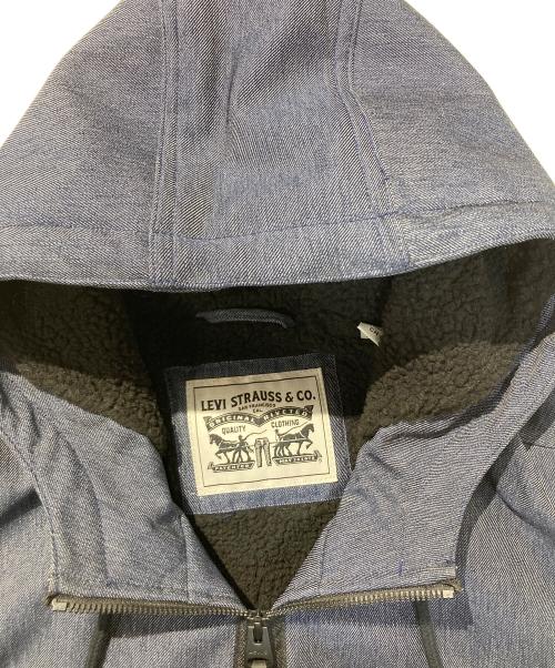 LEVI'S（リーバイス）LEVI'S (リーバイス) フーデッド裏ボアジャケット インディゴ サイズ:Sの古着・服飾アイテム