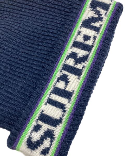 SUPREME（シュプリーム）SUPREME (シュプリーム) Cuff Logo Beanie ネイビーの古着・服飾アイテム