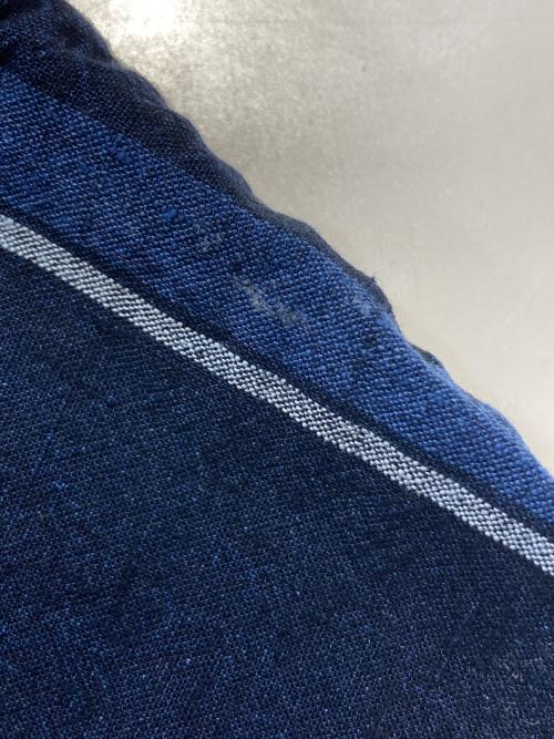 LEVI'S（リーバイス）LEVI'S (リーバイス) oasis (オアシス) ストライプバンドカラーシャツ インディゴ サイズ:Ⅼの古着・服飾アイテム