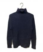 Costanza di spiritoコスタンザ・ディ・スピリト）の古着「ボトルネックリウールニット」｜ネイビー